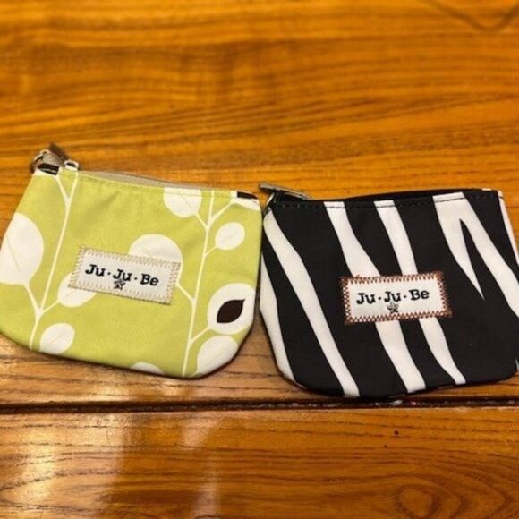 Ju-Ju-Be EXCLUSIVE Coin Purses Set - Morning Vines and Safari Stripes - Picture 1 of 1